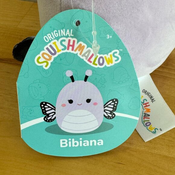 BIBIANA 🦋 Light Purple Monarch Butterfly Original Squishmallows New with Tags - Picture 3 of 3